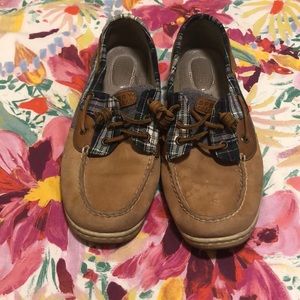 Plaid Sperry Boat Shoes